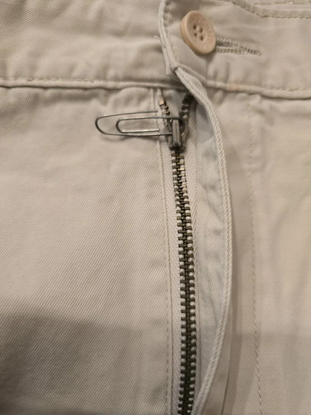 Chaps Tan Double Pleated Chino Pants Men's 38x30
